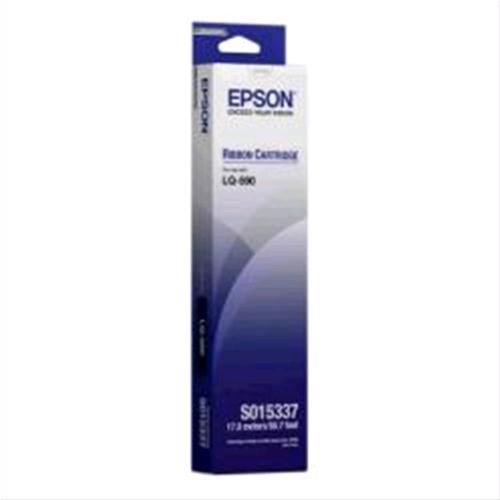 ORIGINALE Epson Nastro colorato nero C13S015337 LQ-590 nastro in tessuto mod.  C13S015337 LQ-590 EAN 010343605480