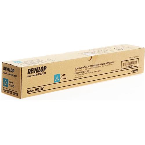 ORIGINALE Develop toner ciano A9E84D0 TN-514C ~26000 Pagine mod.  A9E84D0 TN-514C EAN 2200000044396