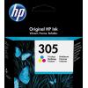 ORIGINALE HP Cartuccia d'inchiostro differenti colori 3YM60AE 305 ~100 Pagine mod.  3YM60AE 305 EAN 194441597318