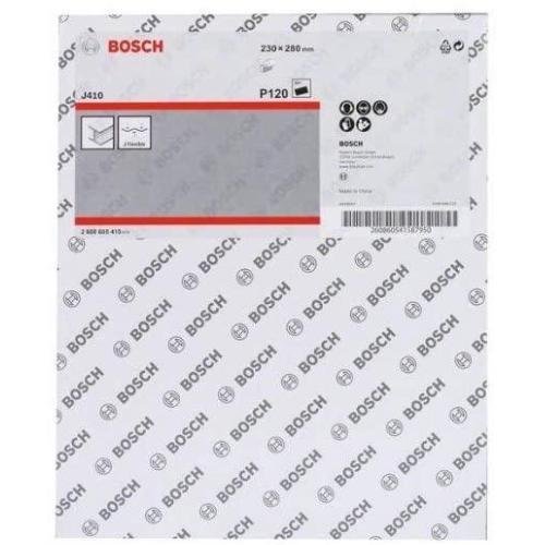 Bosch carta abrasiva BM 230x280 mm ECO G120  mod.  2608605415 EAN 3165140162357