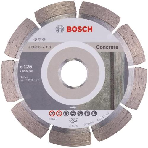 Bosch Disco diamantato 125mm Standard for Concrete mod.  2608602197 EAN 3165140441254