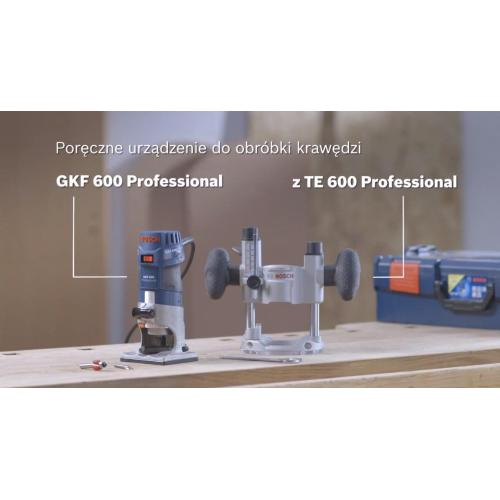 Bosch GKF 600 PROFESSIONAL - Rifilatore rifilatrice fresa per legno 600W