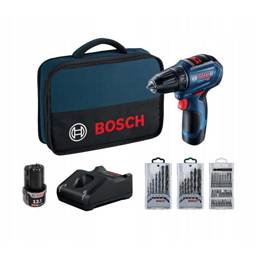 Bosch Trapano avvitatore con accessori GSR 12V-30 mod.  06019G9001 EAN 3165140955331