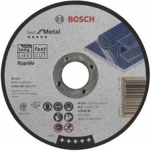 Bosch Mola da taglio Best for Metal – Rapido 2608603514 mod.  2608603514 EAN 3165140733663