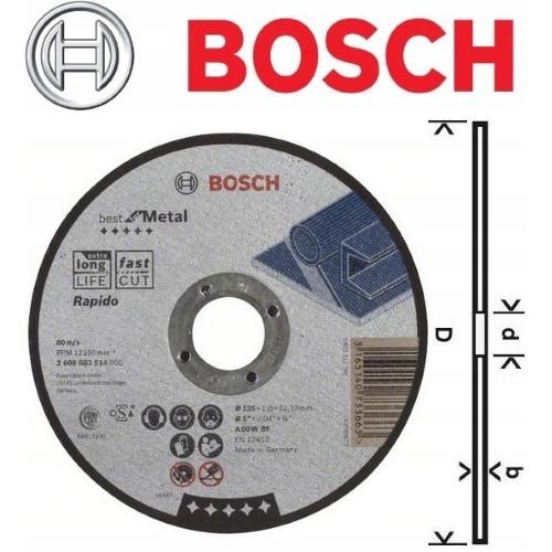 Bosch Mola da taglio Best for Metal – Rapido  mod.  2608603514 EAN 3165140733663