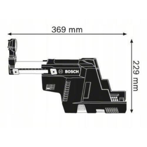 Bosch Adattatore per   GBH 18V-26/F GDE 18V-16 mod.  1600A0051M EAN 3165140819893