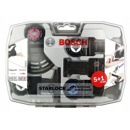Bosch Set di lame per elettricista, 6 pezzi Starlock mod.  2608664622 EAN 3165140954662
