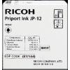 ORIGINALE Ricoh Cartuccia d'inchiostro nero JP12 817104 600ml mod.  JP12 817104 EAN 2200000009654