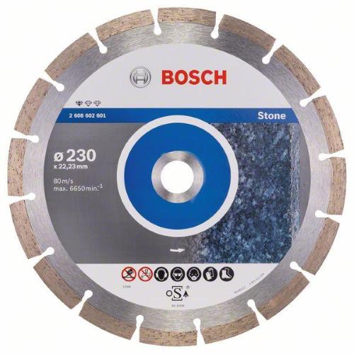 Bosch Disco diamantato 230x22,23x2,3mm Standard for Stone mod.  2608602601 EAN 3165140581073