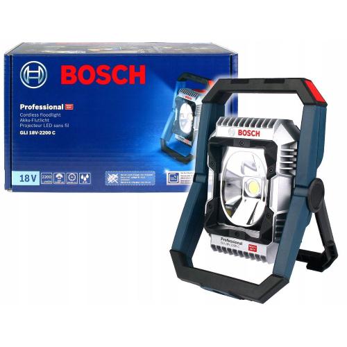 Bosch Lampada della batteria GLI 18V-2200 C mod.  0601446501 EAN 3165140953832