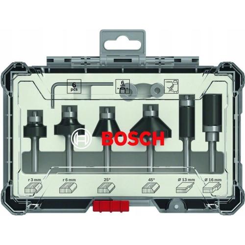 Bosch Set di frese 6mm 6pz.  mod.  2607017468 EAN 3165140957991