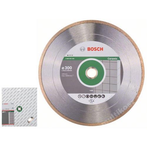 Bosch Disco diamantato 300mm Standard for Ceramic mod.  2608602540 EAN 3165140576444