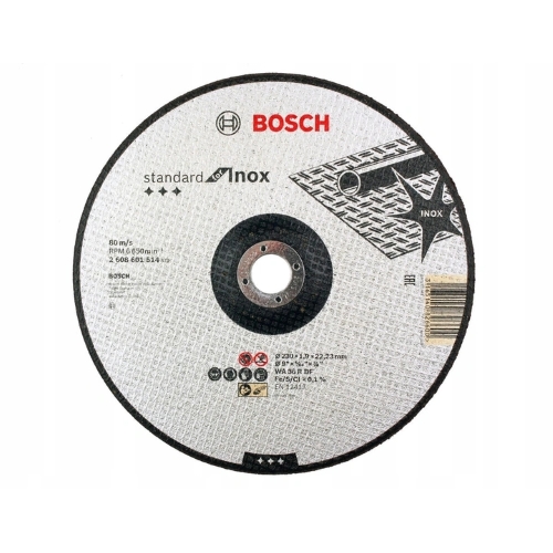 Bosch Disco di taglio Standard for INOX  230x1.9mm mod.  2608601514 EAN 3165140826600