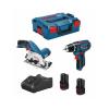 BOSCH Kit 12V B12GSRGKS2bat3a-40 (GSR 12V-15 + GKS 12V-26 + 2 x 3,0 Ah + GAL12V-40 + L-Boxx 136)