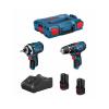 BOSCH Kit 12V B12GSBGDR2bat3a-40 (GSB 12V-15 + GDR 12V-10 + 2 x 3,0 Ah + GAL12V-40 + L-Boxx 102)