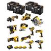 DeWALT Kit DWK1103T (DCD996+DCH273+DCG405+DCF887+DCF899H+DCS334+DCS570+ DCS355+DCP580+DCS367+DCL050+ 3x5,0Ah +DCB115+4xTSTAK VI)