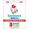 BRICO 500 - ESTENSIONE DEL SERVIZIO TECNICO FINO A 500,00 EURO - GARANZIA3 *ELETTROUTENSILI*