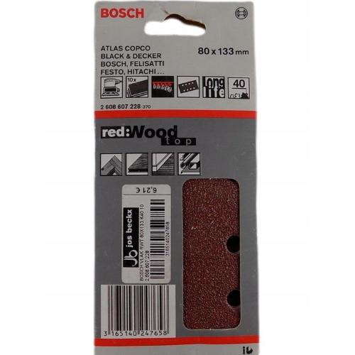 Bosch Foglio abrasivo C470, 10 pezzi 2608607228 mod.  2608607228 EAN 3165140247658