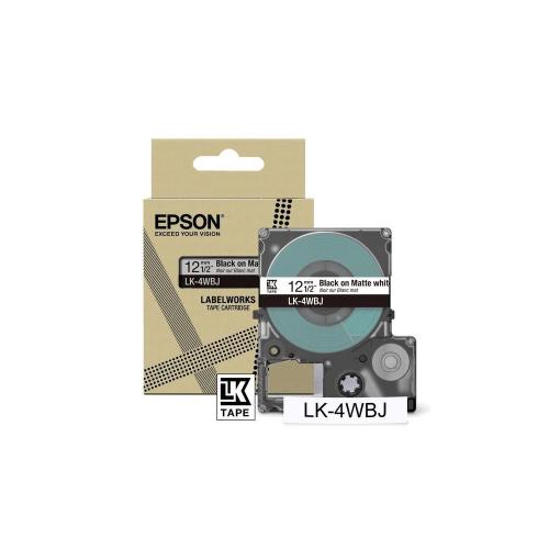 ORIGINALE Epson Nastro nerosuBianco LK-4WBJ C53S672062 mod.  LK-4WBJ C53S672062 EAN 8715946713519