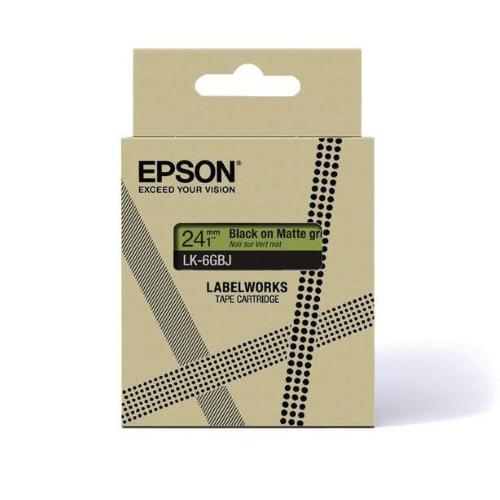 ORIGINALE Epson Nastro nerosuVerde LK-5GBJ C53S672078 mod.  LK-5GBJ C53S672078 EAN 8715946713670
