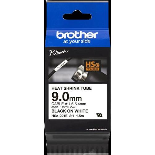 ORIGINALE Brother Nastro nerosuBianco HSe-221E mod.  HSe-221E  EAN 4977766822732
