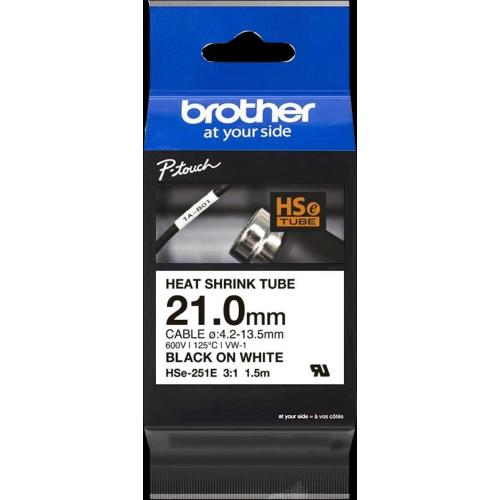 ORIGINALE Brother Nastro nerosuBianco HSe-251E mod.  HSe-251E  EAN 4977766822848