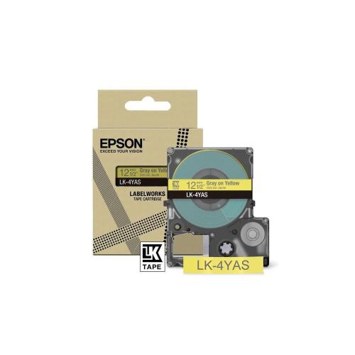 ORIGINALE Epson Nastro Grigiosugiallo LK-4YAS C53S672104 mod.  LK-4YAS C53S672104 EAN 8715946713939