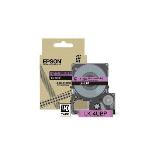 ORIGINALE Epson Nastro nerosuVioletto LK-4UBP C53S672101 mod.  LK-4UBP C53S672101 EAN 8715946713908