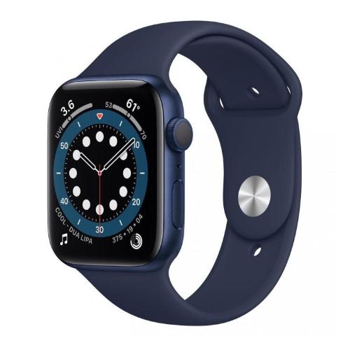 Apple Watch 6Â°Serie 44MM GPS 32GB - Cassa in alluminio Blue Cinturino Navy Sport - Grado A