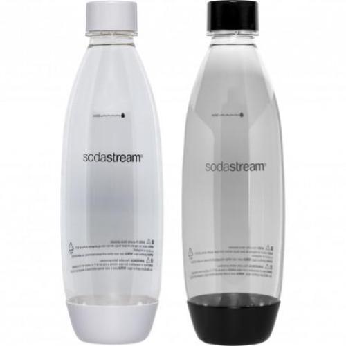 SodaStream Fuse conf. da 2 1l bottiglia PET nero/bianco 164751