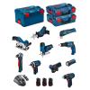 BOSCH Kit 12V BMK10-28AD3(GSR12V-15+GDR12V-105+GKS12V-26+GWS12V-76+GST12V-70+GOP12V-28+GSA12V-14+GWB 12V-10+GLI12V-80+GTB12V-11)