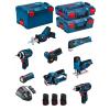 BOSCH Kit 12V BMK8-28DD3 (GSR 12V-15+GKS 12V-26+GWS 12V-76+GST 12V-70+GOP 12V-28+GSA 12V-14+GLI 12V-80+GHO 12V-20)