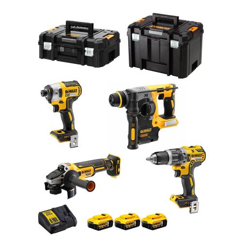 DeWalt Kit DCK422P3T (DCD796 + DCH273 + DCF887 + DCG405 + 3 x 5,0 Ah + DCB115 + TSTAK II + TSTAK VI)