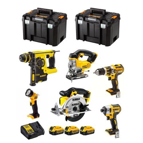 DeWALT Kit DCK699M3T (DCD795 + DCS391 + DCS331 + DCF887 + DCH253 + DCL040 + 3 x 4,0 Ah + DCB115 + 2 x TSTAK VI)