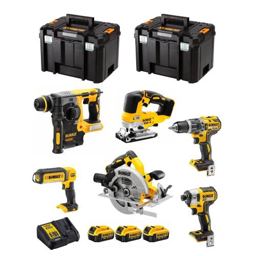 DeWALT Kit DCK699M3T PRO (DCD796 + DCS570 + DCS334 + DCF887 + DCH273 + DCL050 + 3 x 4,0 Ah + DCB115 + 2 x TSTAK VI)