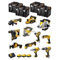 DeWALT Kit DWK1102T (DCD796+DCH273+DCG405+DCF887+DCF899H+DCS331+DCS391+ DCS355+DCP580+DCS369+DCL050+ 3x5,0Ah +DCB115+4xTSTAK VI)