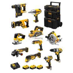 DeWALT Kit DWK1103 (DCD996+DCH273+DCG405+DCF887+DCF899H+DCS334+DCS570+ DCS355+DCP580+DCS367+DCL050+ 3x5,0Ah +DCB115 +Caddy 3en1)