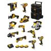 DeWALT Kit DWK1200 (DCD796+DCH273+DCG405+DCF887+DCF894+DCS331+DCS391+ DCS355+DCP580+DCS369+DCL050+DCF620+3x5,0Ah+DCB115+Caddy)