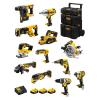 DeWALT Kit DWK1203 (DCD996+DCH273+DCG405+DCF887+DCF899H+DCS334+DCS570+ DCS355+DCP580+DCS367+DCL050+DCF620+3x5,0Ah+DCB115+Caddy)