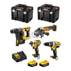 DeWALT Kit DWK401 (DCD996 + DCH273 + DCG405 + DCF887 + 2 x 5,0 Ah + DCB115 + 2 x TSTAK VI)