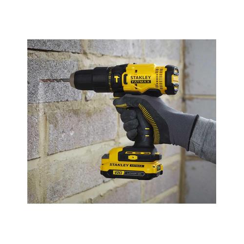 STANLEY FatMax Kit SFMCK469M2 (SFMCD711 + SFMCF800 + SFMCG400 + SFMCS500 + 2 x 4,0 Ah + Caricabatterie + Borsa XL)