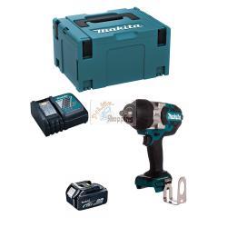 Avvitatore ad Impulsi MAKITA DTW1002RTJ1 (1 x 5,0 Ah + DC18RC + MAKPAC 3)
