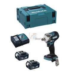 Avvitatore ad Impulsi MAKITA DTW301RTJ (2 x 5,0 Ah + DC18RC + MAKPAC 2)