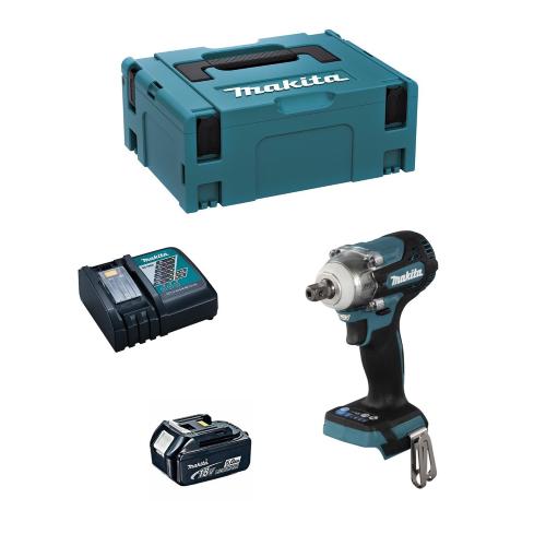 Avvitatore ad Impulsi MAKITA DTW301RTJ1 (1 x 5,0 Ah + DC18RC + MAKPAC 2)