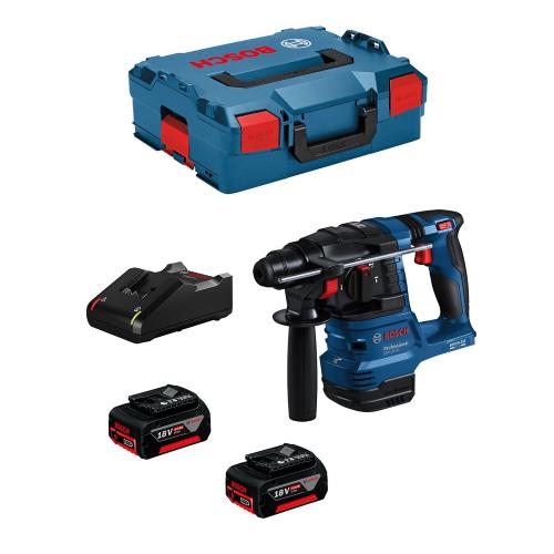 Martello Perforatore BOSCH GBH 18V-22 (2 x 4,0 Ah + GAL18V-40 + L-Boxx 136)
