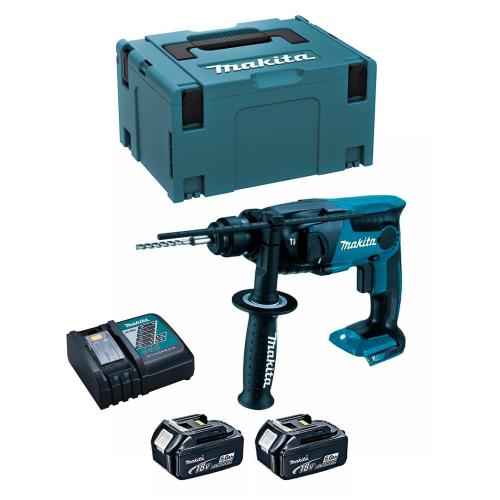 Tassellatore MAKITA DHR165RTJ (2 x 5,0 Ah + DC18RC + MAKPAC 3)