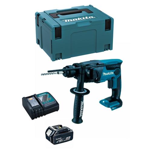 Tassellatore MAKITA DHR165RTJ1 (1 x 5,0 Ah + DC18RC + MAKPAC 3)