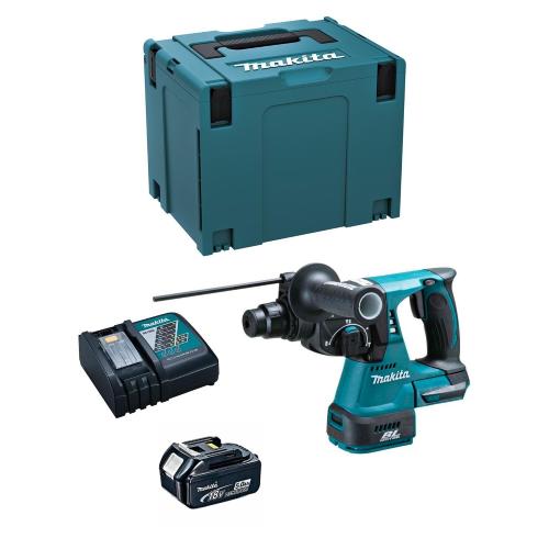 Tassellatore MAKITA DHR242RTJ1 (1 x 5,0 Ah + DC18RC + MAKPAC 4)