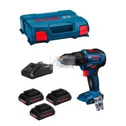 Trapano a Percussione GSB 18V-55 (3 x 4,0 Ah ProCORE + GAL 18V-40 + L-Case)