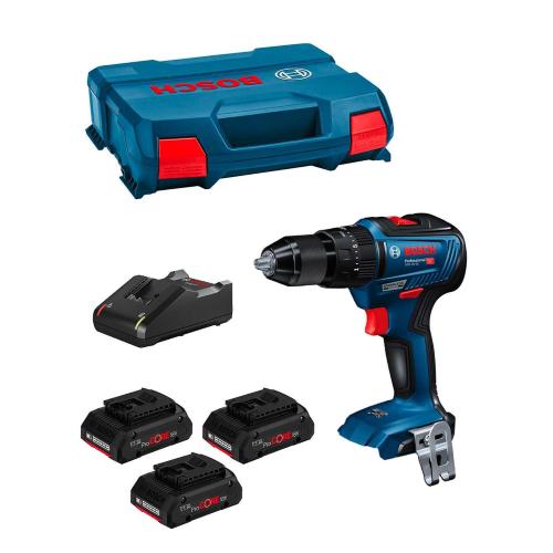 Trapano a Percussione GSB 18V-55 (3 x 4,0 Ah ProCORE + GAL 18V-40 + L-Case)